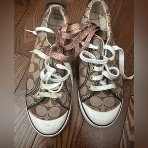Coach Brown and White  Sneakers